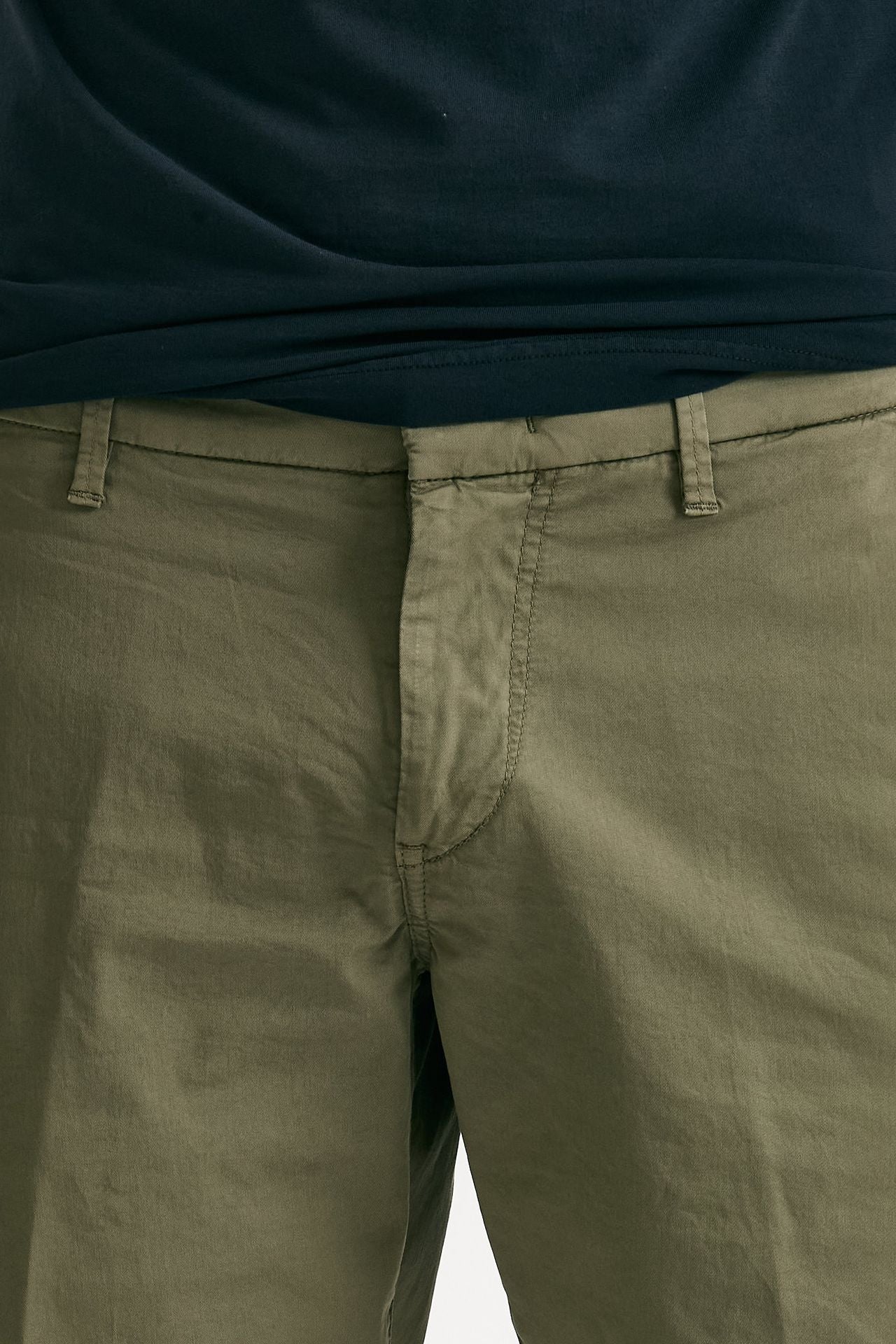 Bermuda  in cotone stretch verde men Fay - 5