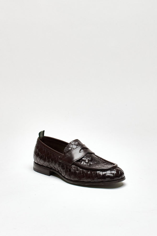 Mocassino 1073-2176 in pelle marrone men Green george