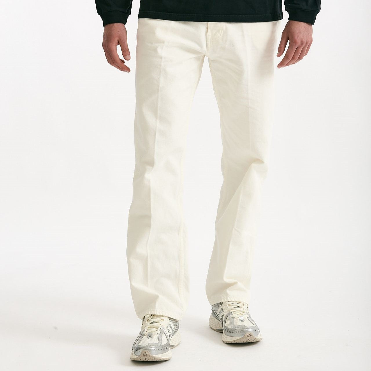 Jeans YVES stone washed bianco men Grifoni - 8
