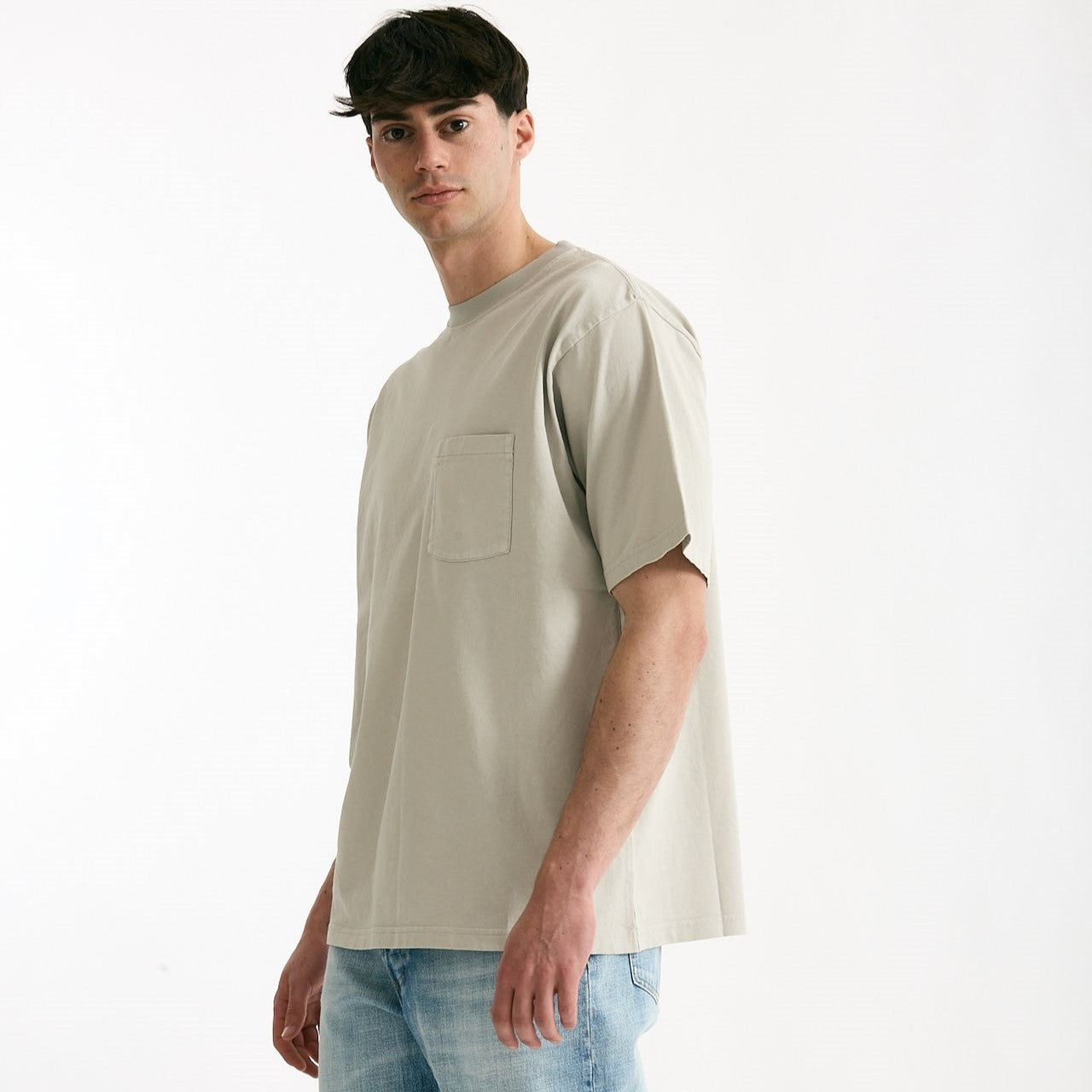 T-shirt in cotone “doppio” beige men Grifoni - 6