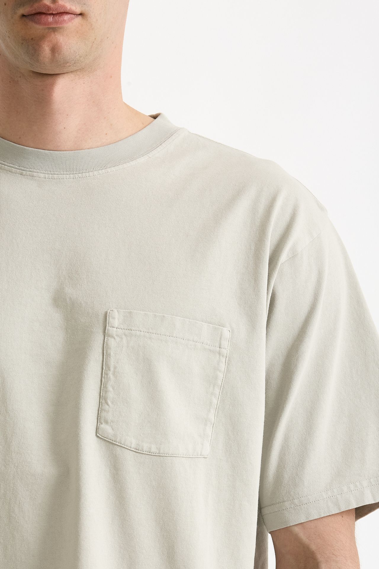 T-shirt in cotone “doppio” beige men Grifoni - 5