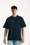 T-shirt in cotone “doppio” blu men Grifoni - 1