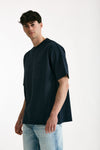 T-shirt in cotone “doppio” blu men Grifoni - 4