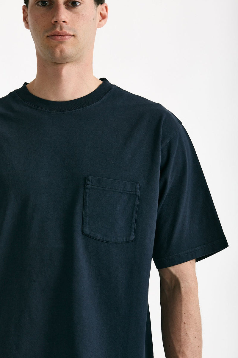 T-shirt in cotone “doppio” blu men Grifoni - 5