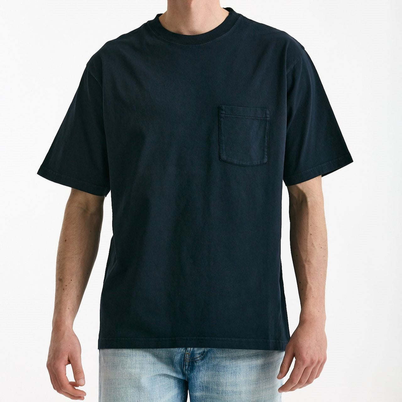 T-shirt in cotone “doppio” blu men Grifoni - 6