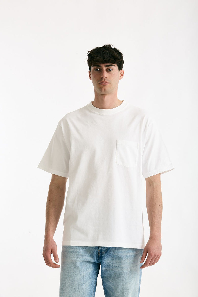 T-shirt in cotone “doppio” bianco men Grifoni - 1