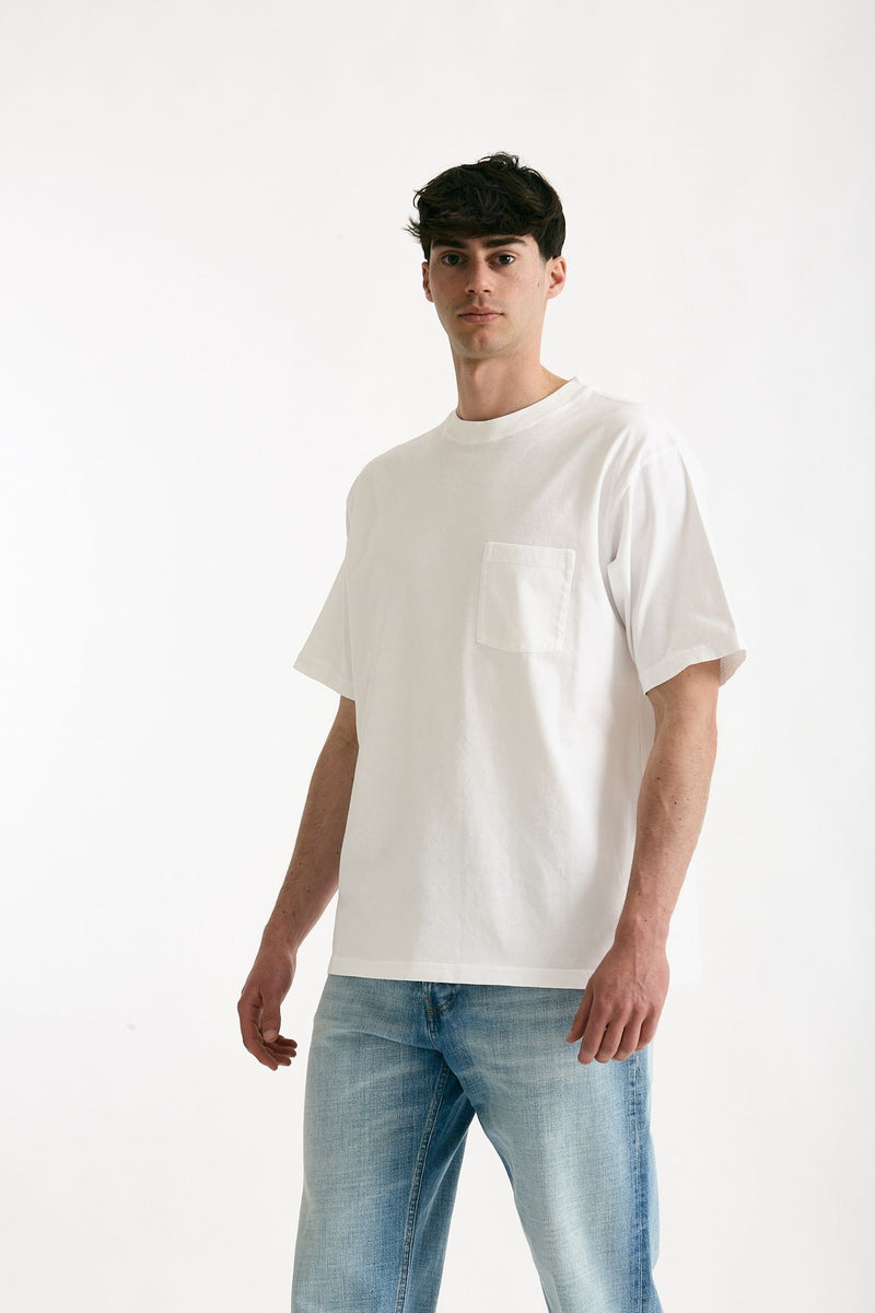 T-shirt in cotone “doppio” bianco men Grifoni - 5