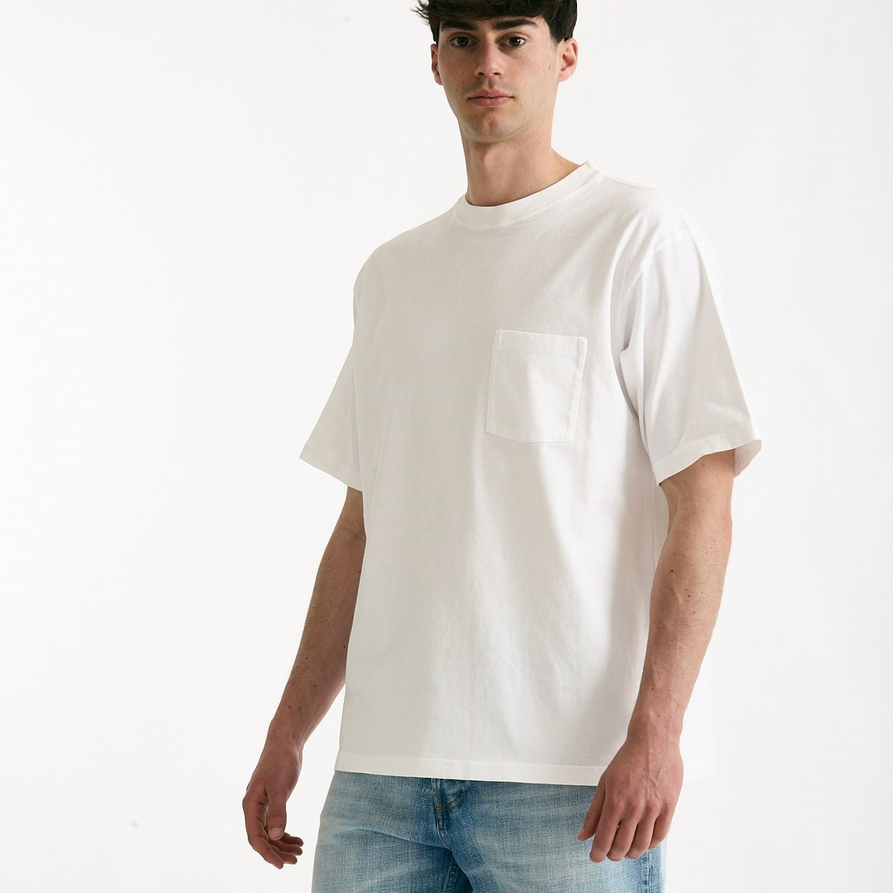 T-shirt in cotone “doppio” bianco men Grifoni - 7