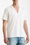 T-shirt Scollo a V bianco men Grifoni - 3