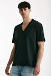 T-shirt Scollo a V nero men Grifoni - 4