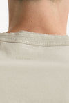 T-shirt girocollo in cotone beige men Grifoni - 4