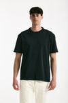 T-shirt girocollo in cotone nero men Grifoni - 2