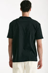 T-shirt girocollo in cotone nero men Grifoni - 5