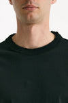 T-shirt girocollo in cotone nero men Grifoni - 7