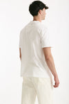 T-shirt Girocollo in cotone bianco men Grifoni - 3