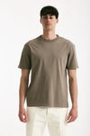 T-shirt Girocollo in cotone tortora men Grifoni - 2