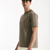 T-shirt Girocollo in cotone tortora men Grifoni - 7