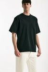 T-shirt in cotone “doppio” nero men Grifoni - 1