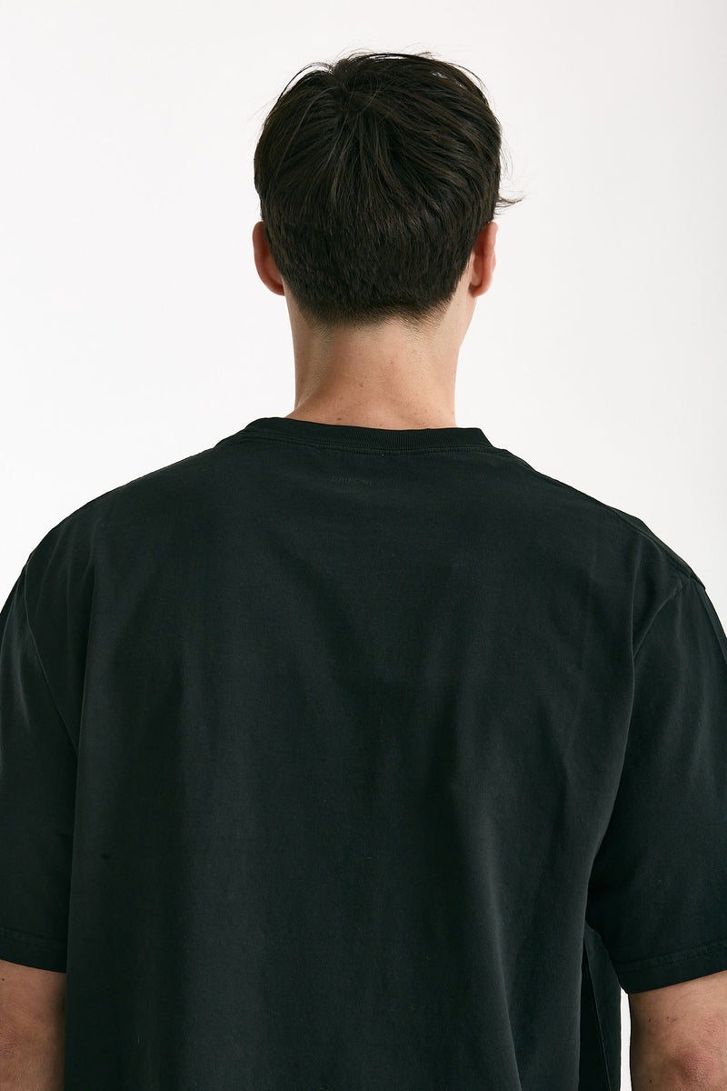 T-shirt in cotone “doppio” nero men Grifoni - 4