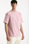 T-shirt in cotone “doppio” rosa men Grifoni - 3