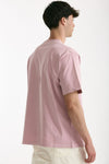 T-shirt in cotone “doppio” rosa men Grifoni - 4