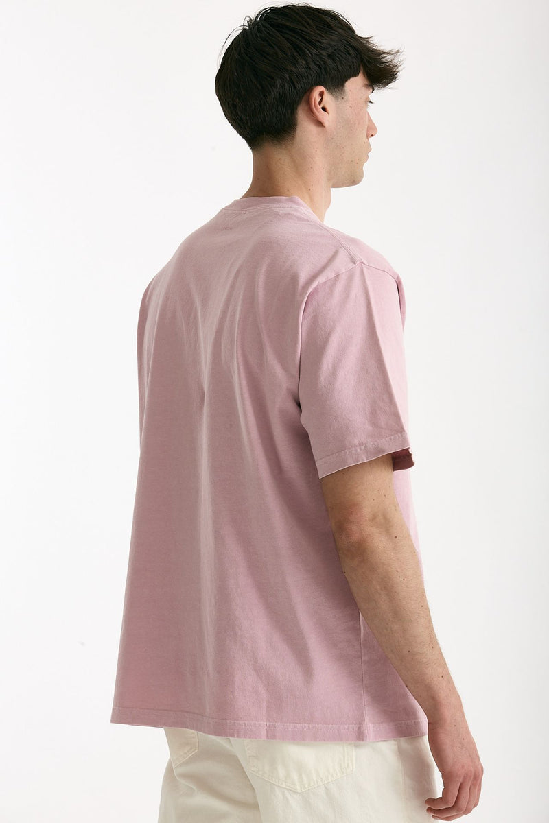 T-shirt in cotone “doppio” rosa men Grifoni - 4