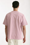 T-shirt in cotone “doppio” rosa men Grifoni - 5