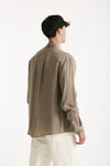 Camicia in cupro cammello men Grifoni - 4