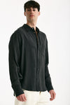 Camicia in cupro nero men Grifoni - 2
