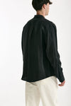 Camicia in cupro nero men Grifoni - 3