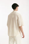 Camicia mezza manica in viscosa rigato men Grifoni - 3