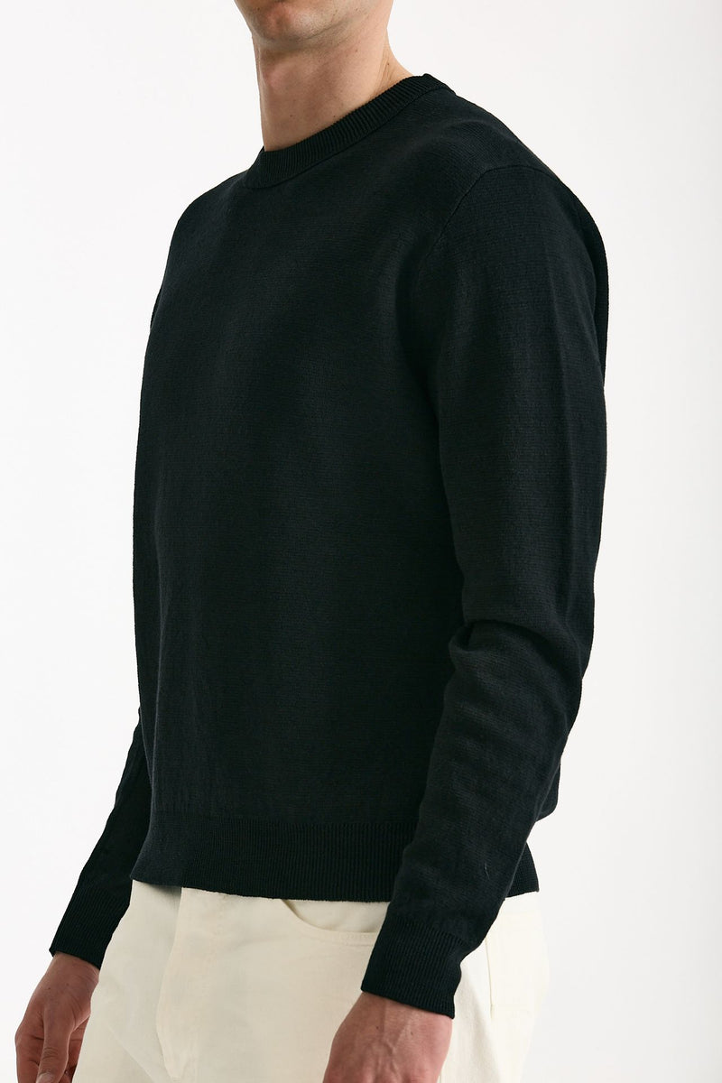 Maglia in lino nero men Grifoni - 3