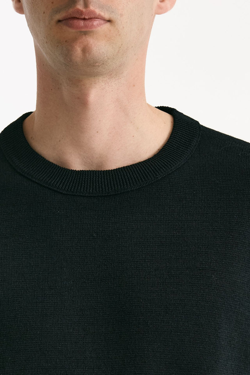 Maglia in lino nero men Grifoni - 5