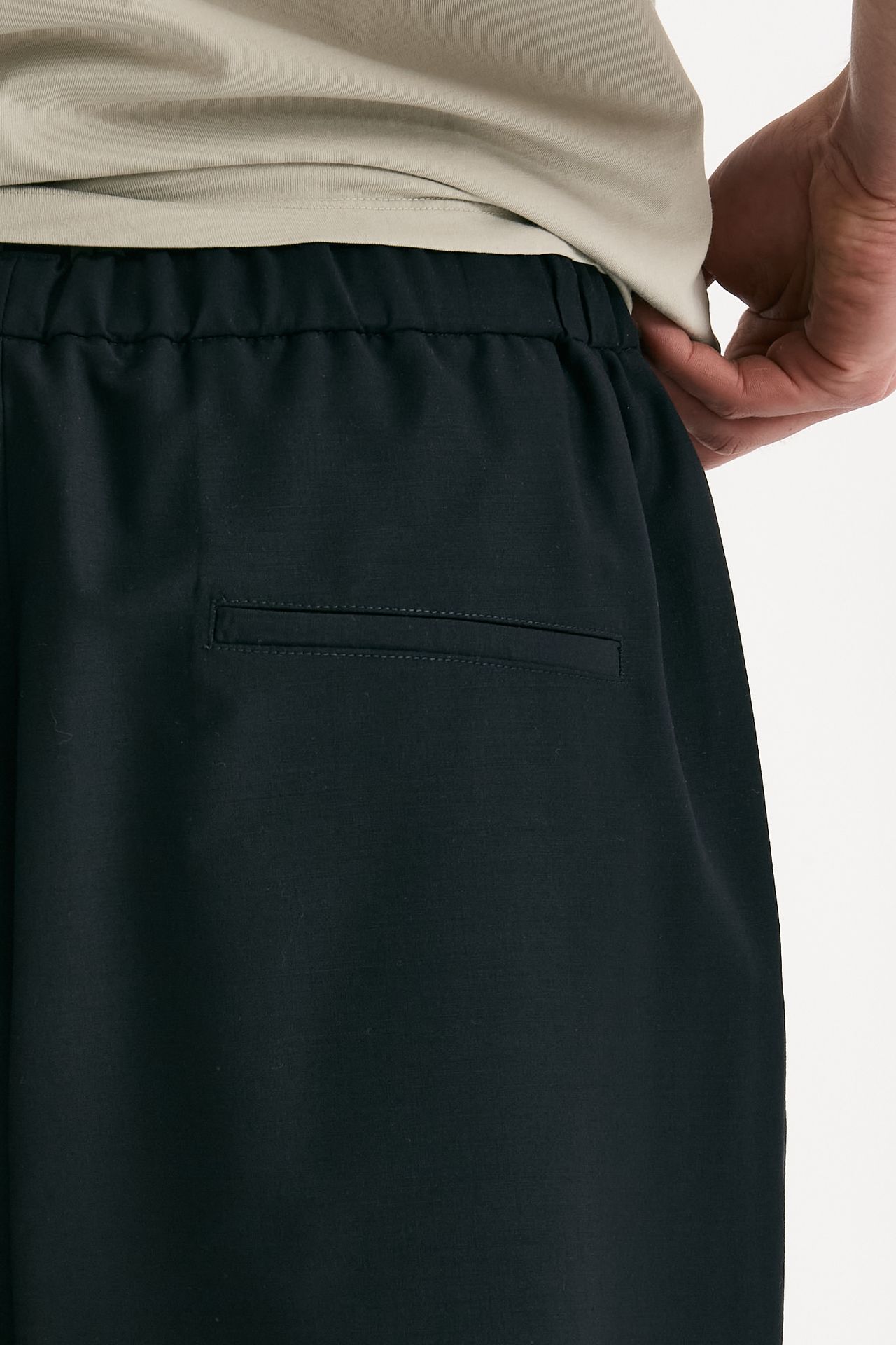 Bermuda in lana ferma blu men Grifoni - 7