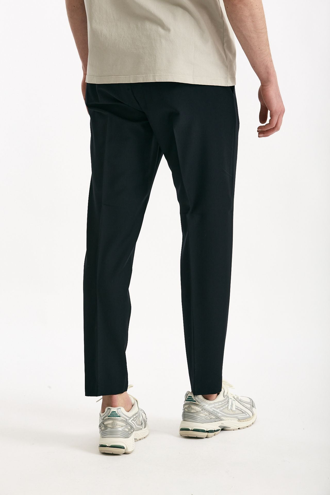 Pantalone in lana ferma blu men Grifoni - 3