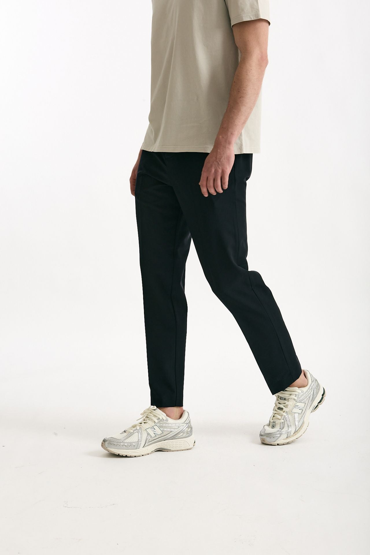 Pantalone in lana ferma blu men Grifoni - 4