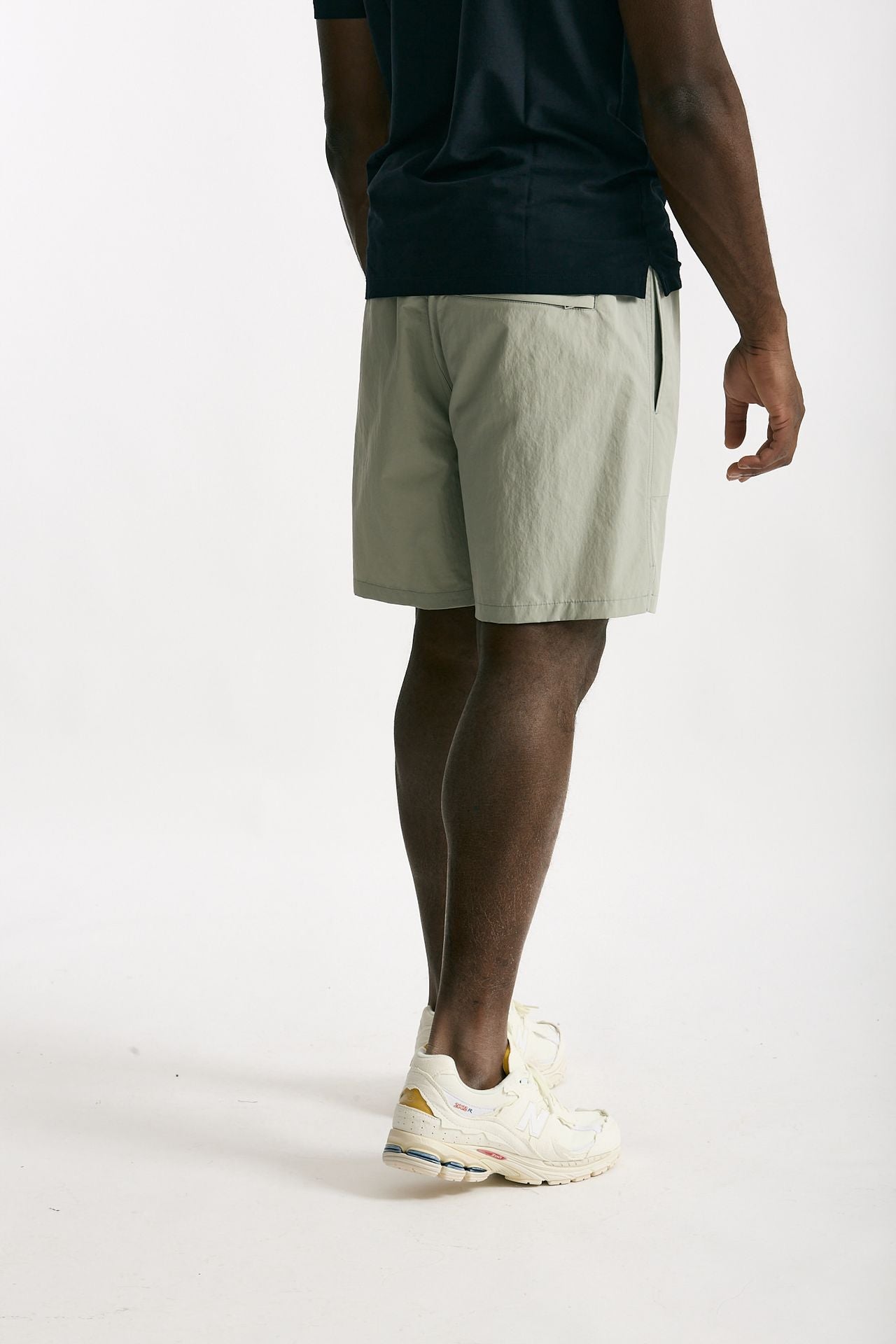 Bermuda in cotone e nylon grigio polvere men Grifoni - 4