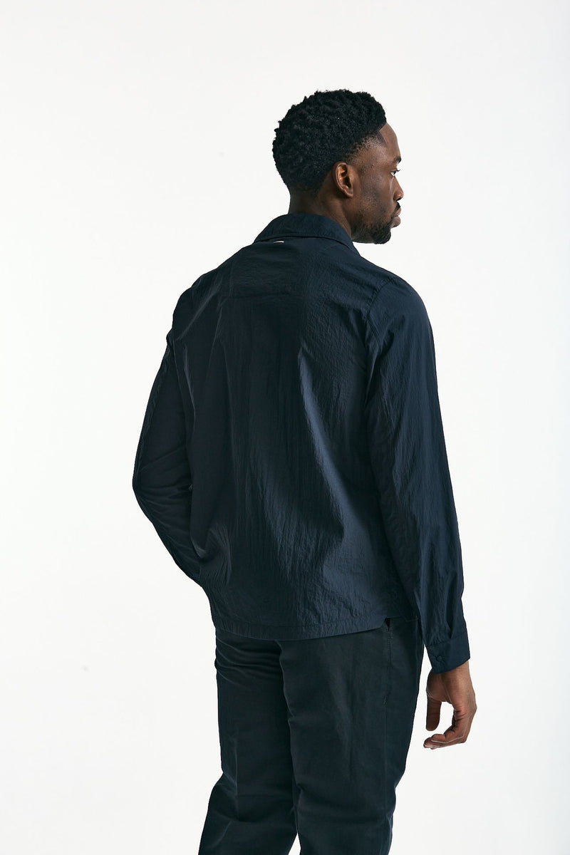 Giubbino camicia in nylon blu men Herno - 3