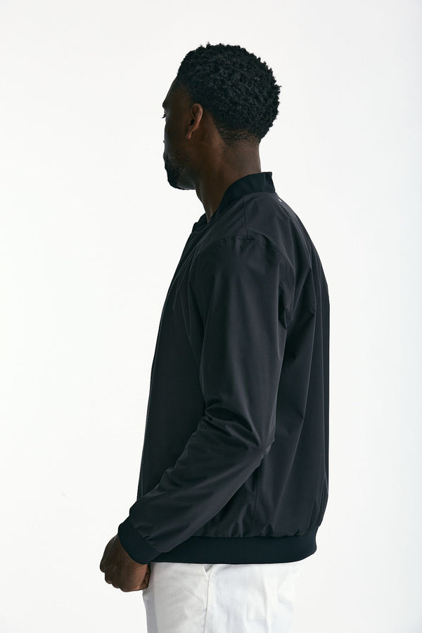 Bomber in nylon tecnico nero men Herno