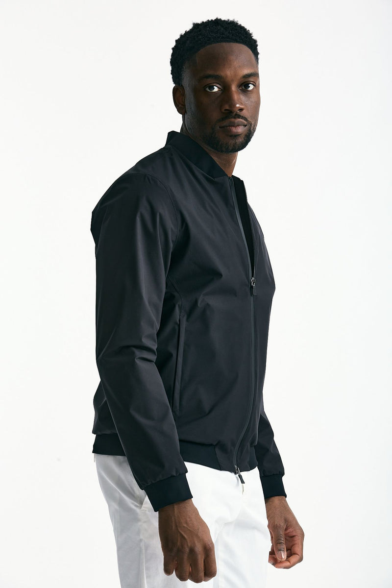 Bomber in nylon tecnico nero men Herno - 4