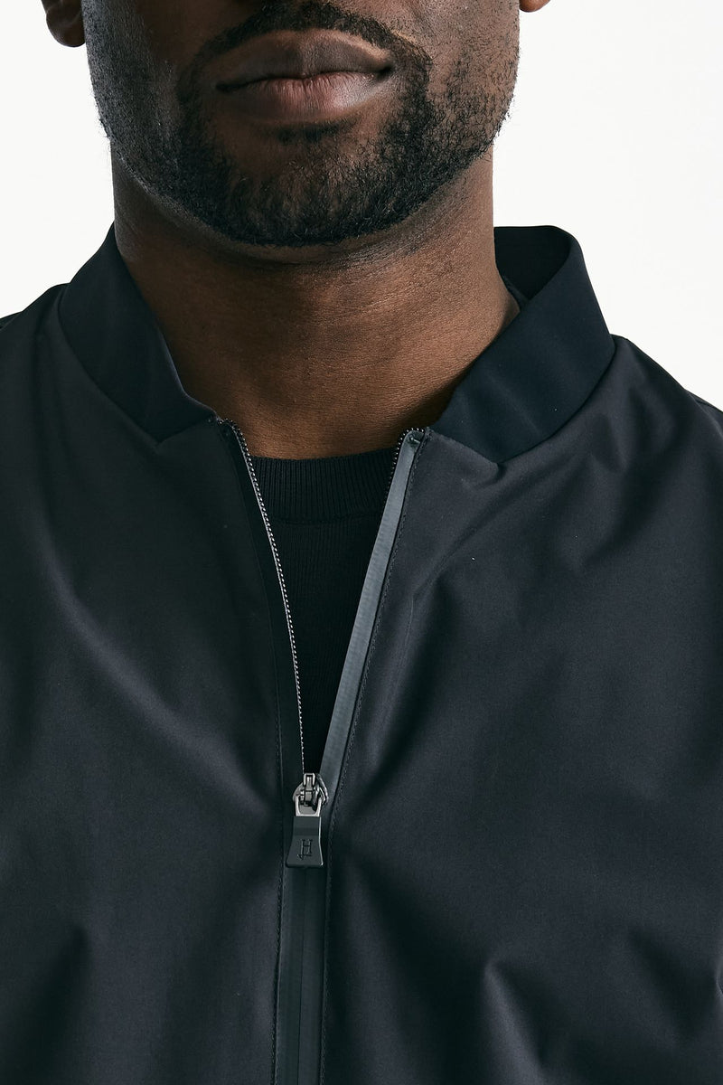 Bomber in nylon tecnico nero men Herno - 6