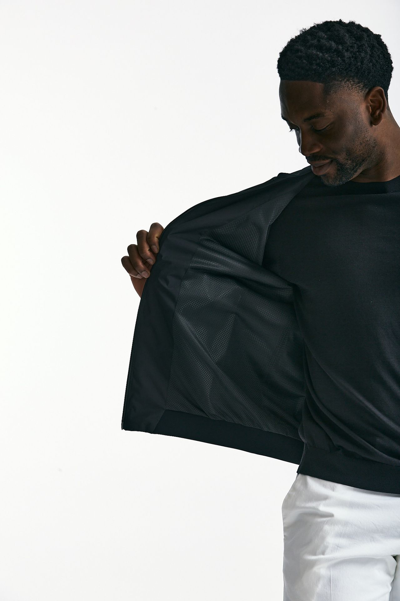 Bomber in nylon tecnico nero men Herno - 7