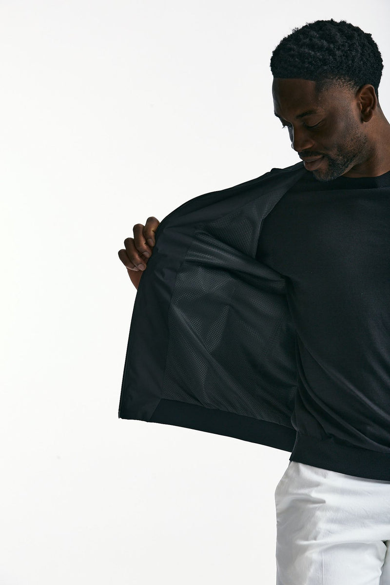 Bomber in nylon tecnico nero men Herno - 7