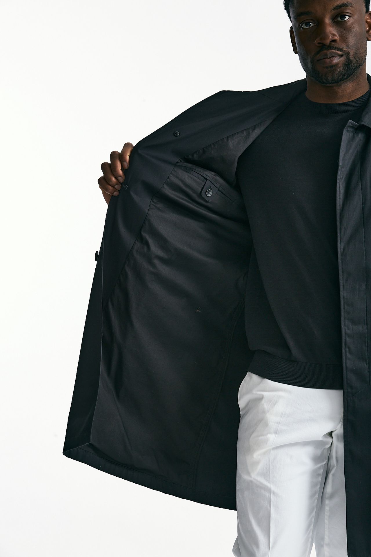 Soprabito in cotone nero men Herno - 6