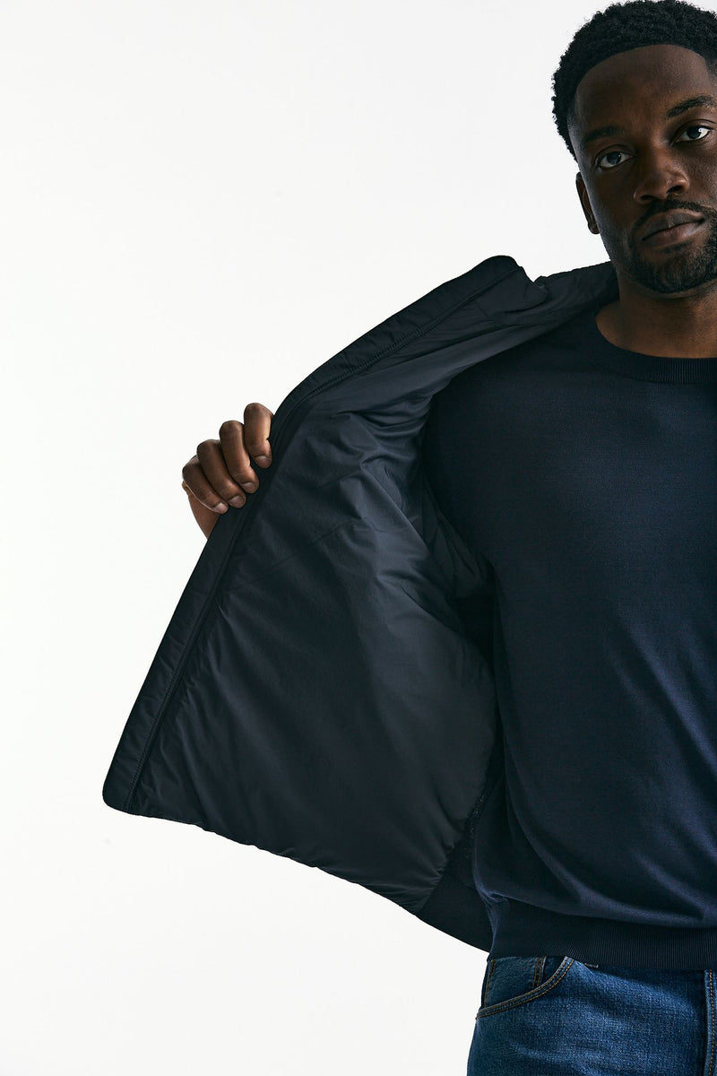 Smanicato micro piumino ibrido blu men Herno - 8