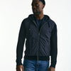 Giubbino ibrido blu Micro piuma e jersey di cotone men Herno - 8