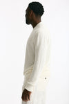 Maglia in cotone boucle bianco men Hosio - 2