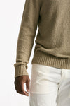 Maglia in cotone bouclè beige men Hosio - 5