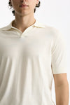 Polo maglia in cotone bianco men Hosio - 5