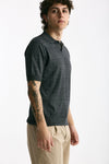 Polo maglia in cotone grigio melange men Hosio - 2